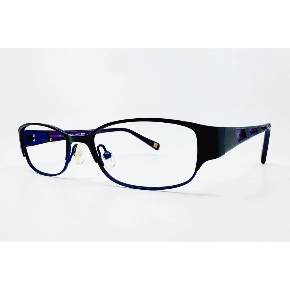 Marchon NYC Eyeglass Frames Womens Purple Jane 001 West Side 50-16-135